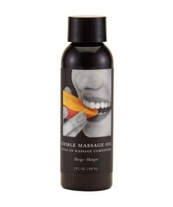 Alternative view of Earthly Body Edible Massage Oil - 2 oz Mango