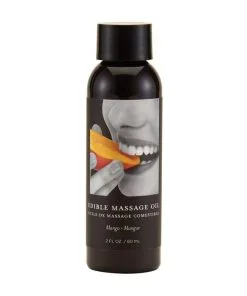 Alternative view of Earthly Body Edible Massage Oil - 2 oz Mango