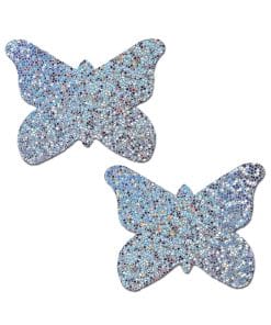 Alternative view of Pastease Premium Glitter Butterfly - Silver O/S