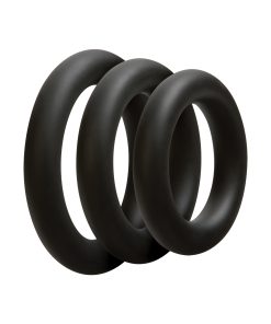 Alternative view of OptiMale C Ring Kit Thick - Black