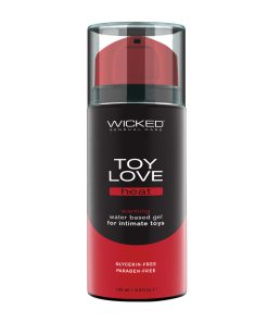 Wicked Sensual Care Toy Love Heat Water Based Warming Lubricant - 3.3 oz