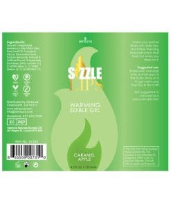 Alternative view of Sizzle Lips Warming Gel - 4.2 oz Bottle Caramel Apple