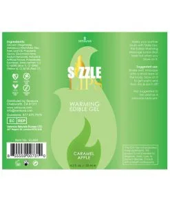 Alternative view of Sizzle Lips Warming Gel - 4.2 oz Bottle Caramel Apple