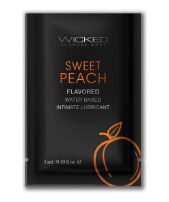 Alternative view of Wicked Sensual Care Waterbased Lubricant - .1 oz Sweet Peach