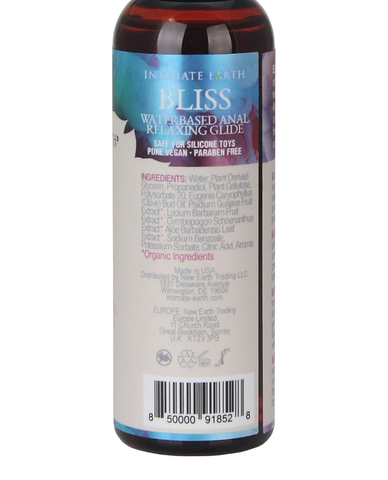 Intimate Earth Bliss Anal Relaxing Waterbased Glide - 60 ml - Image 2