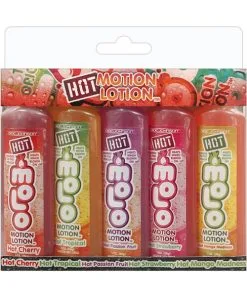 Hot Motion Lotion Kit - 1 oz Asst. Flavors Pack of 5