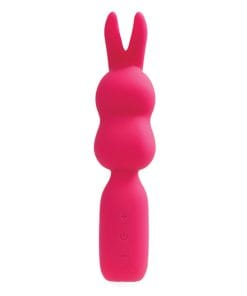 Alternative view of VeDO Hopper Bunny Rechargeable Mini Wand - Pink