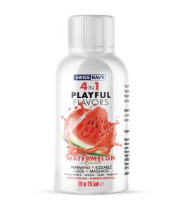 Alternative view of Swiss Navy 4 in 1 Playful Flavors Watermelon - 1 oz