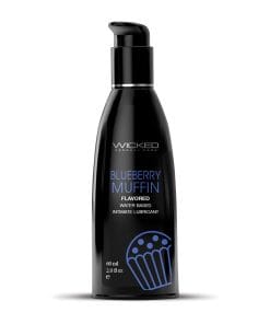 Alternative view of Wicked Sensual Care Water Based Lubricant - 2 oz Blueberry Muffin