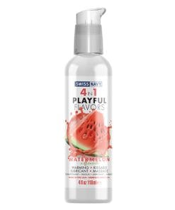 Alternative view of Swiss Navy 4 in 1 Playful Flavors Watermelon - 4 oz
