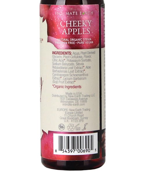 Intimate Earth Natural Flavors Glide - 60 ml Cheeky Apples - Image 2