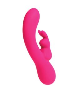 Alternative view of VeDO Kinky Bunny Plus Rechargeable Dual Vibe - Foxy Pink