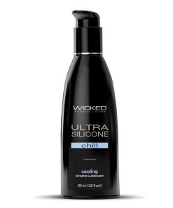 Wicked Sensual Care Ultra Chill Cooling Sensation Silicone Based Lubricant - 2 oz