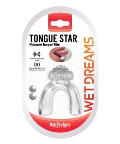 Alternative view of Wet Dreams Tongue Star Vibe - Clear
