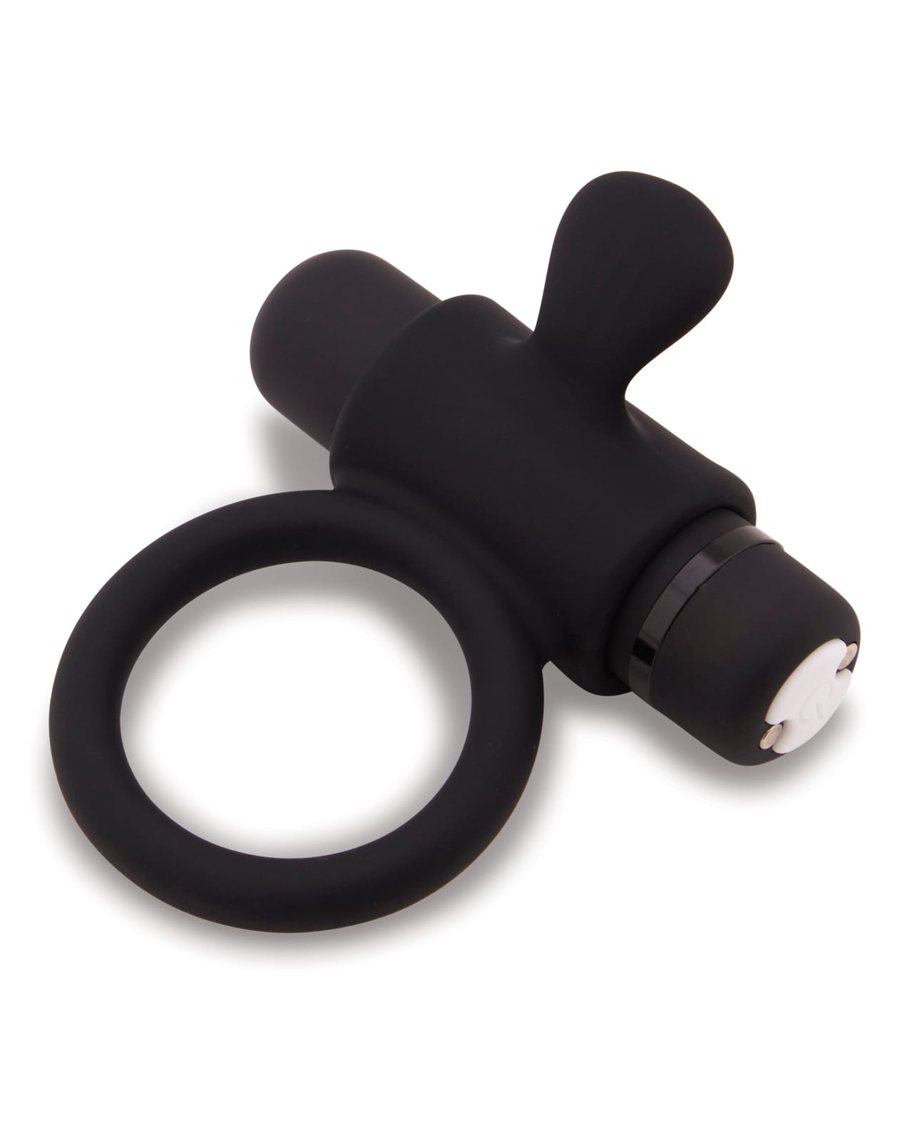 Nu Sensuelle Rev Silicone 7 Function Bullet Ring w/Flutter Tip - Black - Image 2