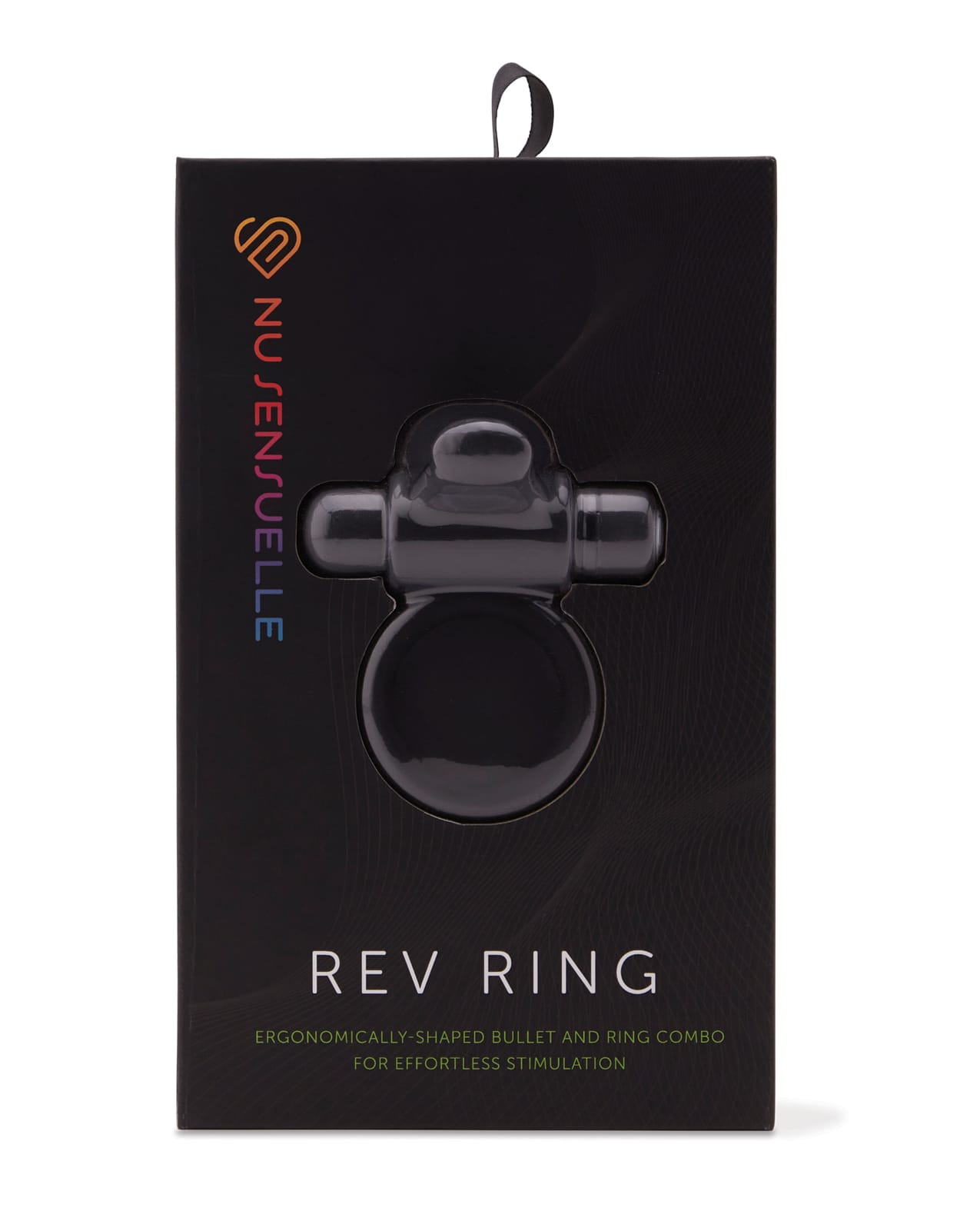 Nu Sensuelle Rev Silicone 7 Function Bullet Ring w/Flutter Tip - Black - Image 5
