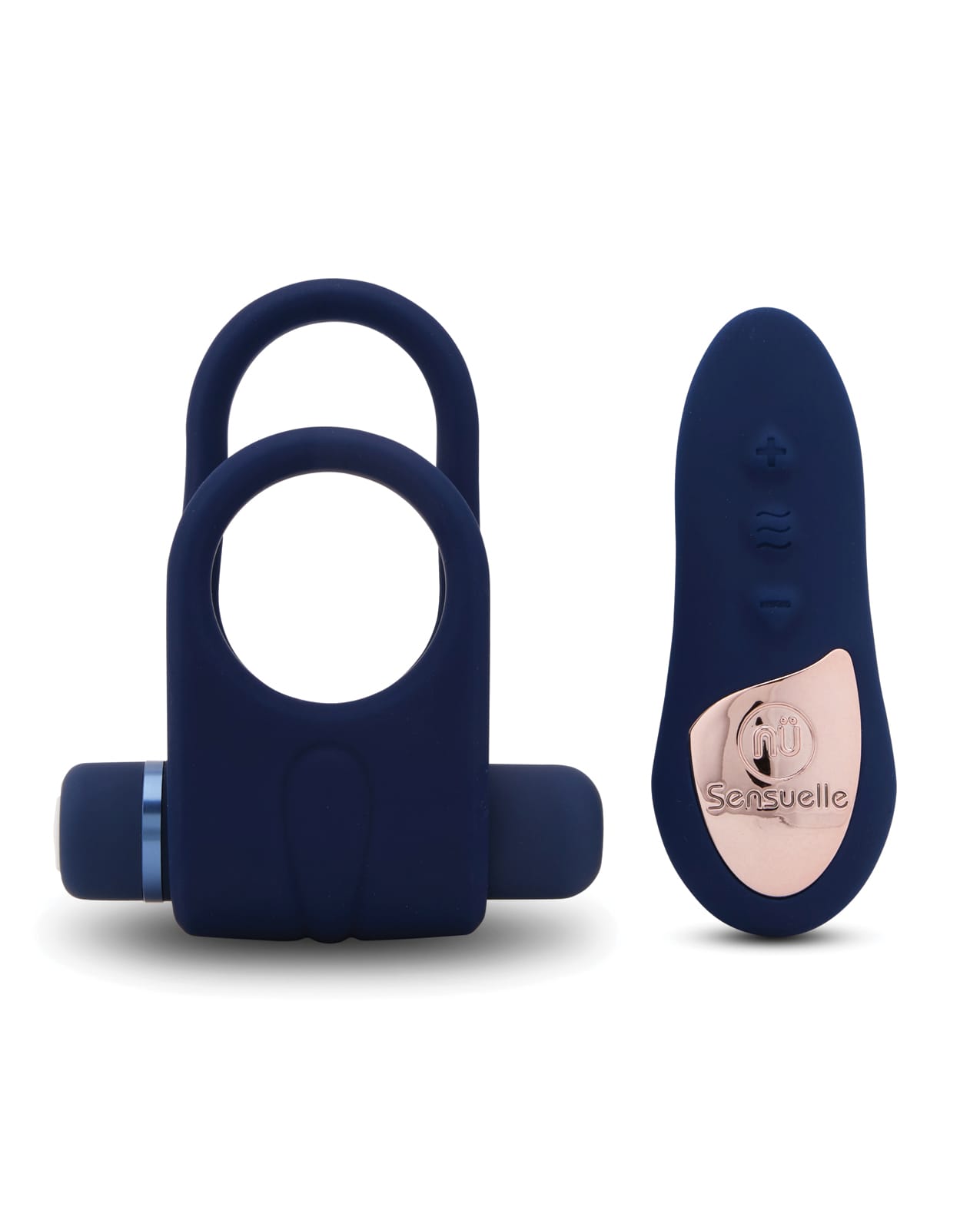 Nu Sensuelle Silicone Remote Control XLR8 Turbo Boost Bullet Ring - Navy - Image 5