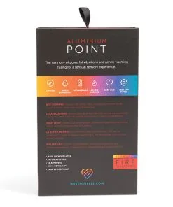 Alternative view of Nu Sensuelle Aluminium Point Rechargeable Bullet - Multicolor