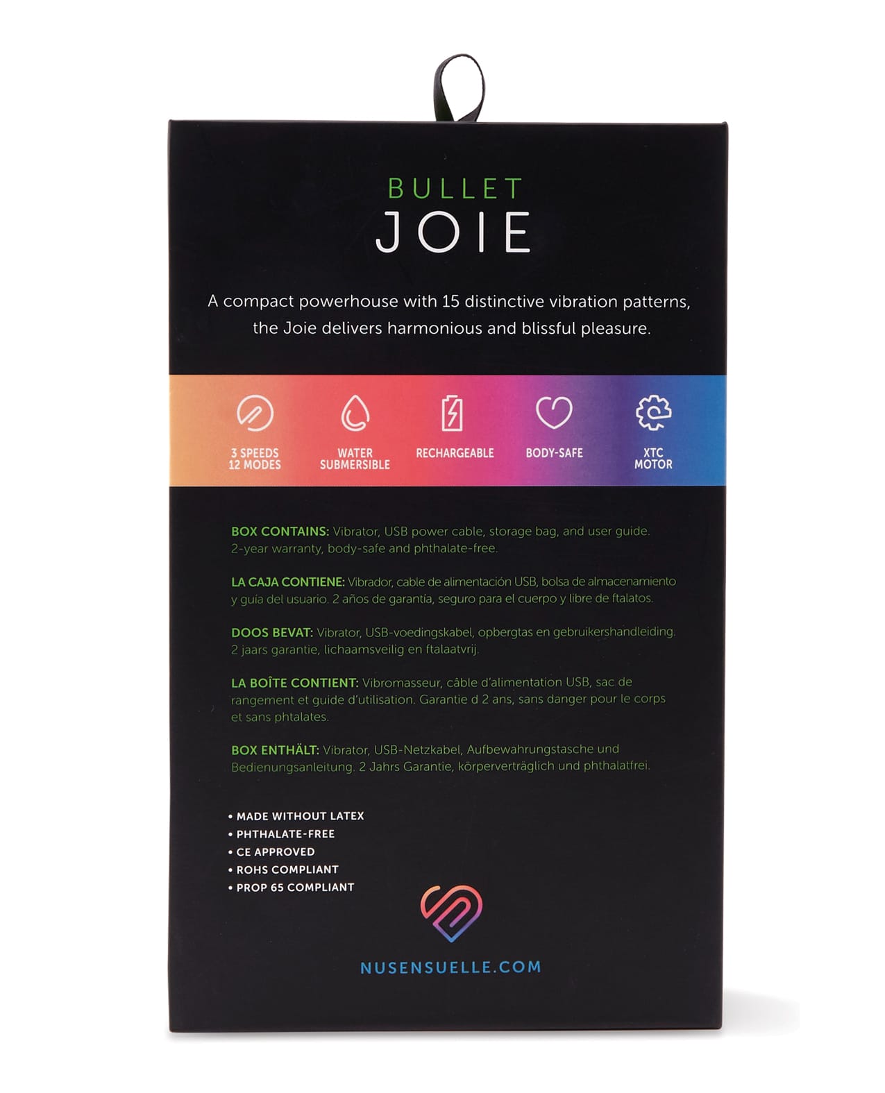 Nu Sensuelle Joie Bullet 15 Function - Purple - Image 6