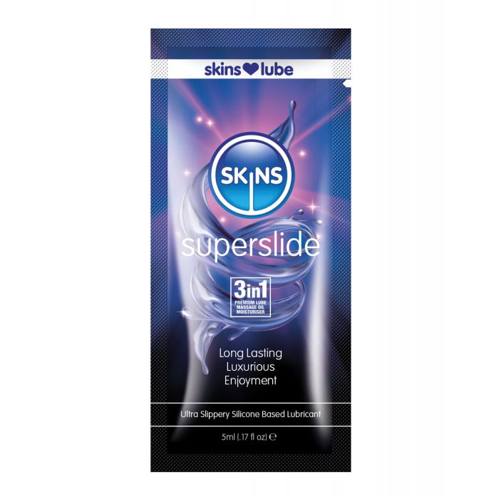 Skins Super Slide Silicone Based Lubricant - 5 ml Foil - Image 2