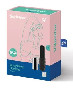 Alternative view of Satisfyer Mini Sparkling Darling - Black/Silver