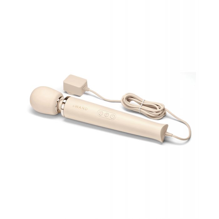 Le Wand Powerful Plug-In Vibrating Massager - Cream - Image 2