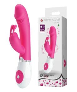 Alternative view of Pretty Love Gene Voice Controlled Rabbit - Fuchsia