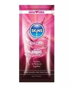 Alternative view of Skins Excite Water Based Lubricant - 5 ml Foil