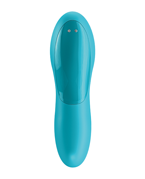 Satisfyer Teaser Finger Vibrator - Light Blue - Image 4