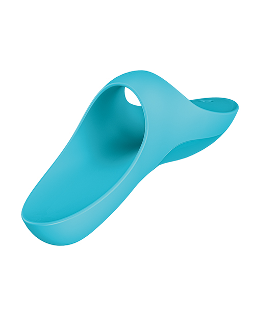 Satisfyer Teaser Finger Vibrator - Light Blue - Image 5