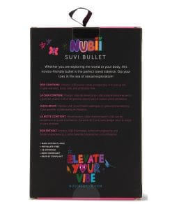 Alternative view of Nu Sensuelle Nubii 10 Function Bullet - Rose Gold