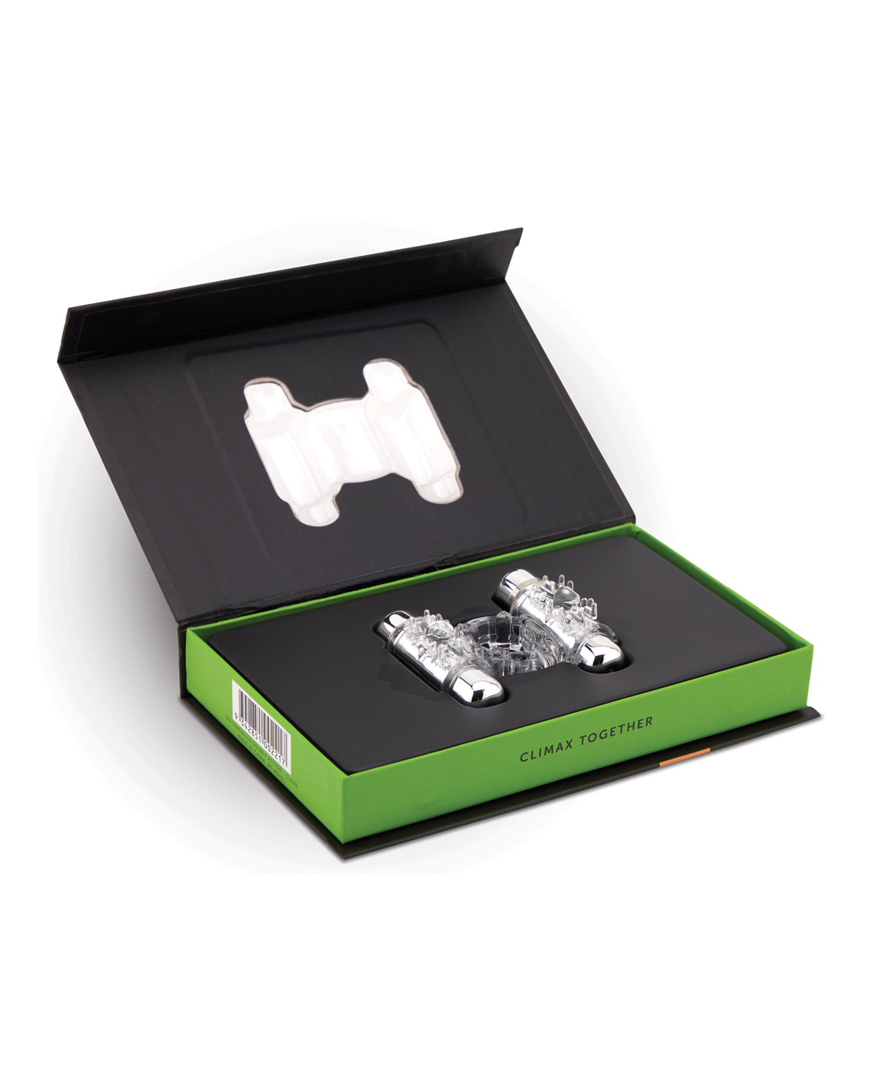 Nu Sensuelle Double Action Cockring 2x7 Function - Clear - Image 5