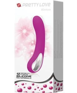 Alternative view of Pretty Love Alston 12 Function Vibrator w/Handle - Fuchsia