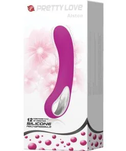 Alternative view of Pretty Love Alston 12 Function Vibrator w/Handle - Fuchsia