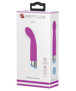 Pretty Love John Mini G-Spot Vibrator - Fuchsia