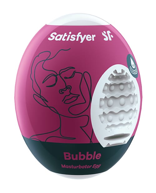 Satisfyer Masturbator Egg Bubble - Violet - Image 2