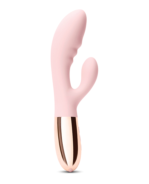 Le Wand BLEND Double Motor Rabbit Rechargeable Vibrator - Rose Gold - Image 2