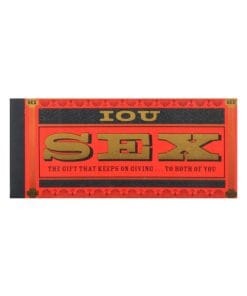 I.O.U Sex Checks Coupon Book