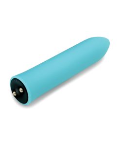 Alternative view of Nu Sensuelle Point Rechargeable Bullet - Teal Blue