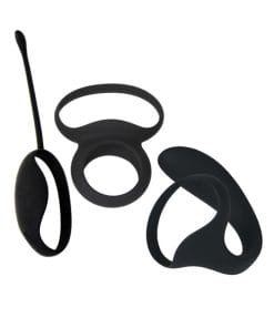 Alternative view of Lamourose Paramour Silicone Cradles - Black