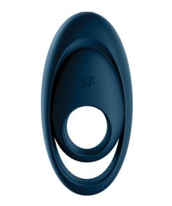 Alternative view of Satisfyer Glorious Duo Ring Vibrator - Dark Blue