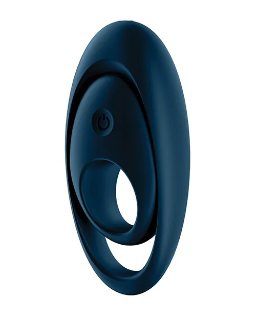 Satisfyer Glorious Duo Ring Vibrator - Dark Blue - Image 5