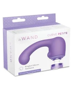 Alternative view of Le Wand Curve Petite Weighted Silicone Attachment