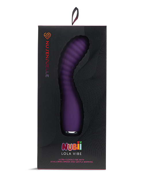 Nu Sensuelle Lola Nubii Flexible Warming Vibe - Purple - Image 5