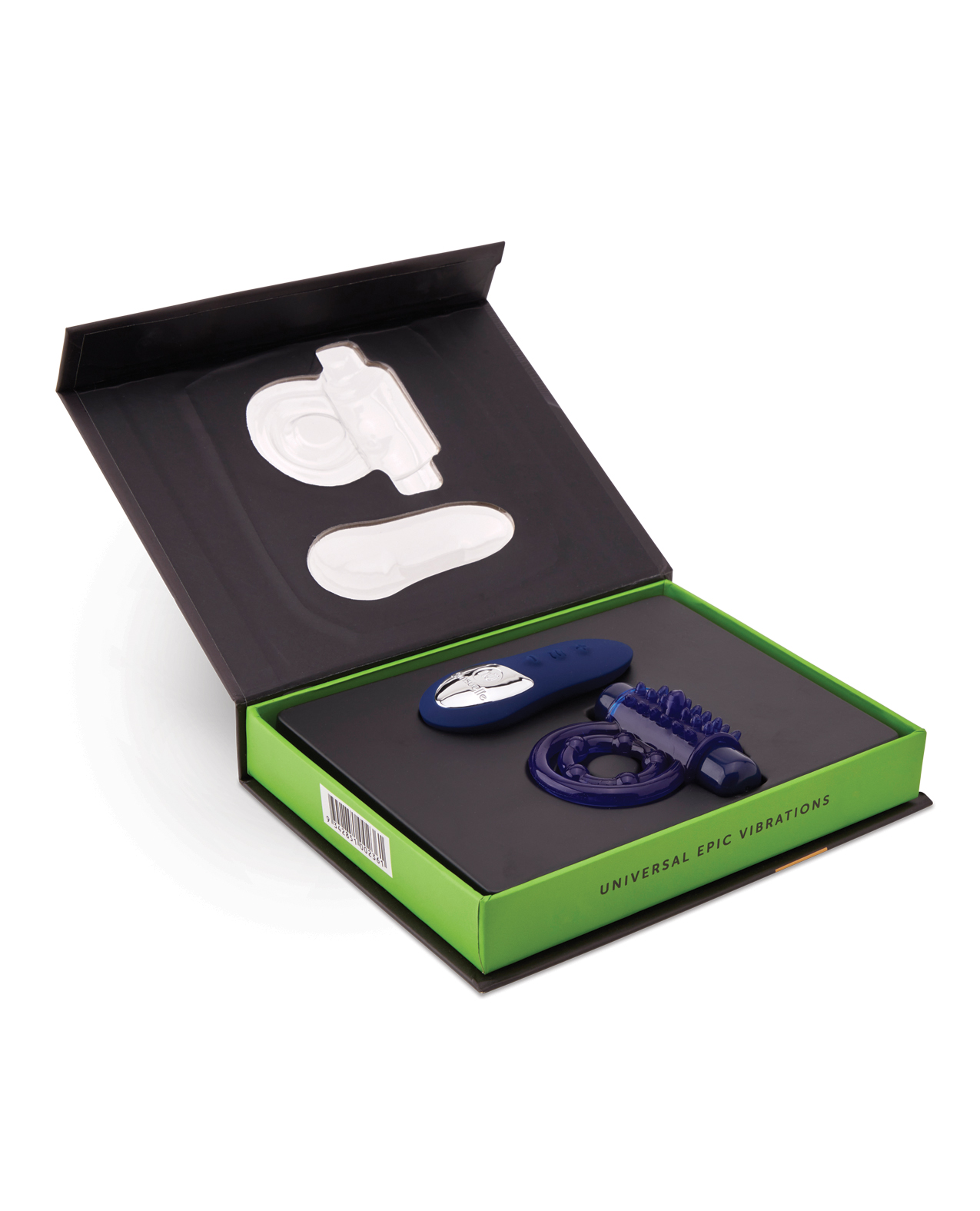 Nu Sensuelle Endure Ultra Flex Remote Control Rechargeable Bullet Ring - Blue - Image 2