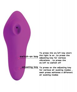 Alternative view of Pretty Love Magic Fish 12 Function Clitoral Suction Stimulator - Fuchsia