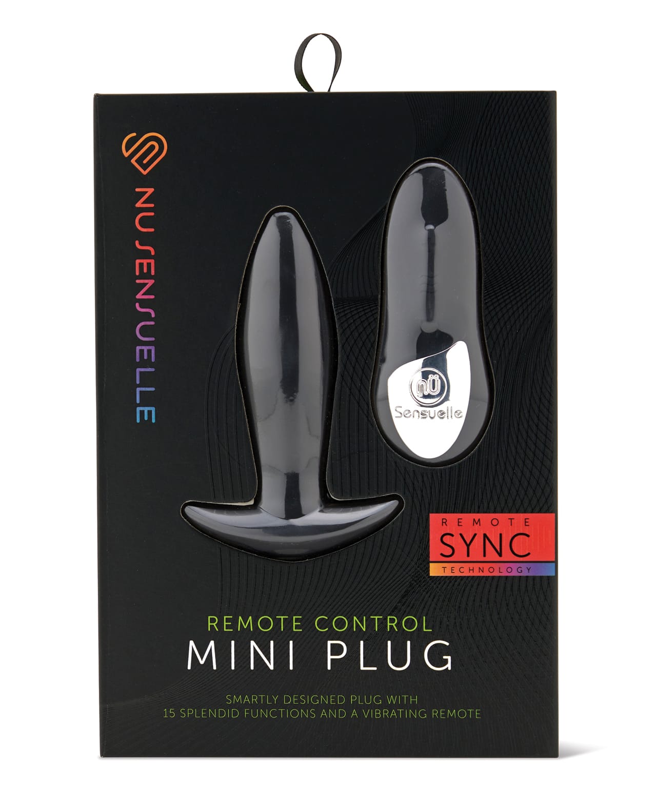 Nu Sensuelle Remote Control Rechargeable Mini Plug - Black - Image 6