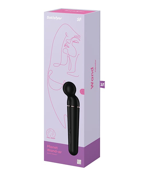 Satisfyer Planet Wand-er - Black - Image 4