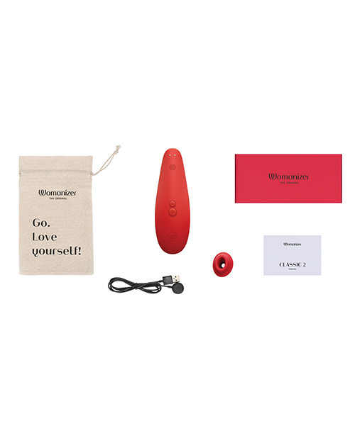 Womanizer Classic 2 Marilyn Monroe Special Edition - Vivid Red - Image 3