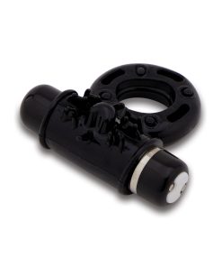 Alternative view of Nu Sensuelle Mate Ultra Bullet Ring Cockring 7 Function - Black